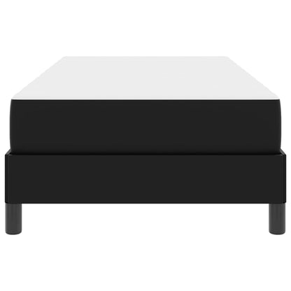 Bettrahmen mit Matratze Schwarz 90 x 200 cm Stoff