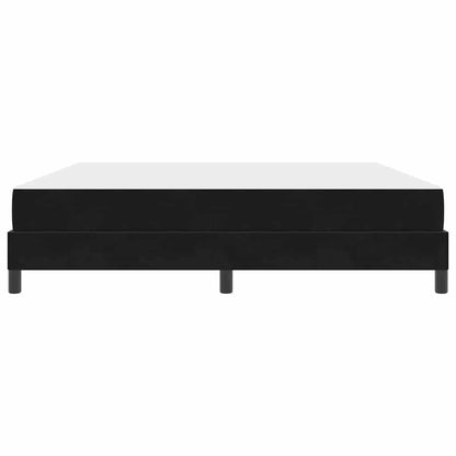 vidaXL Boxspringbett mit Matratze Schwarz 180 x 220 cm Stoff