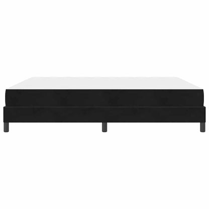 vidaXL Boxspringbett mit Matratze Schwarz 180 x 220 cm Stoff