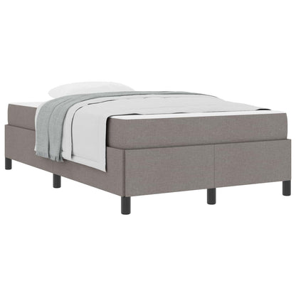 Boxspringbett Taupe 120 x 200 cm Stoff
