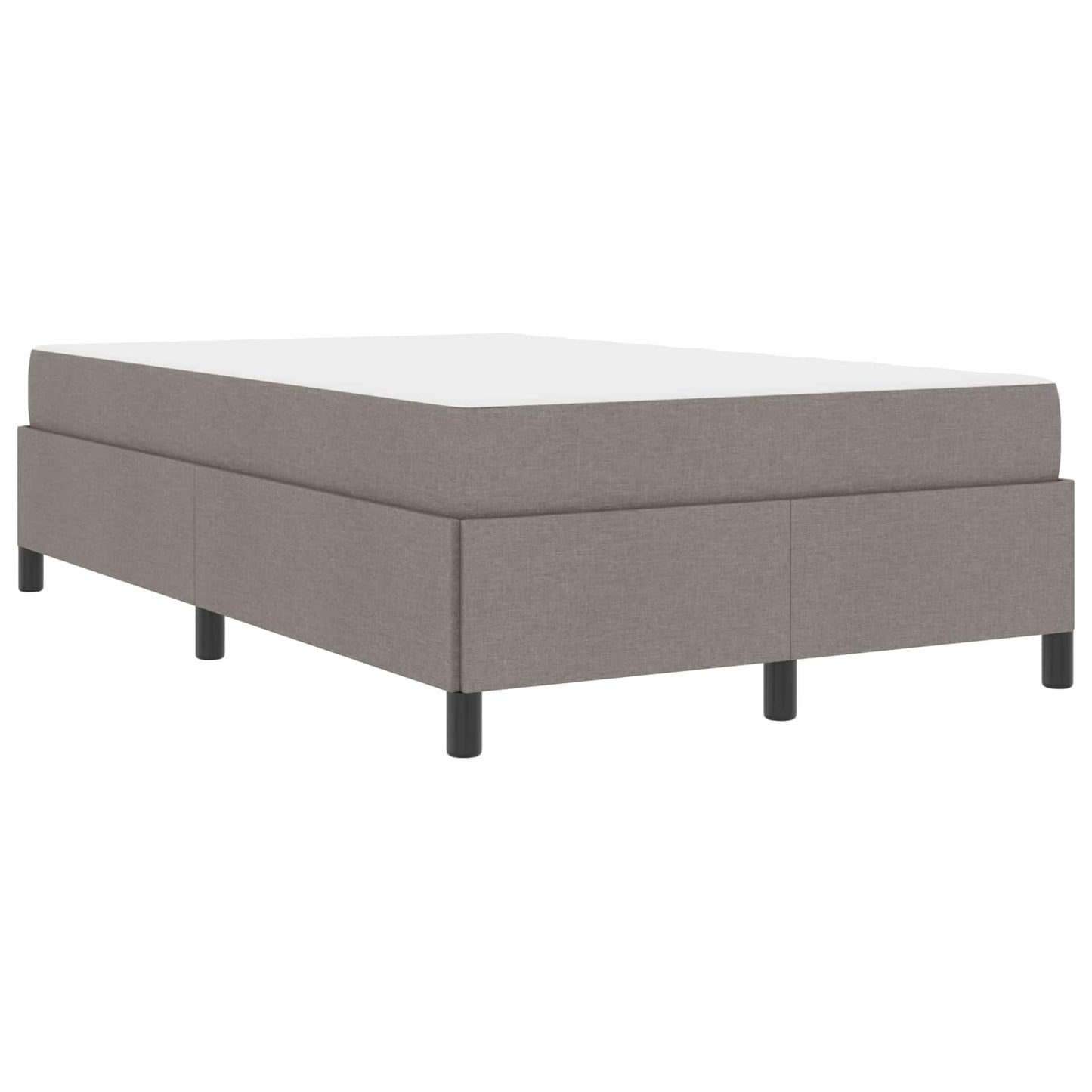 Boxspringbett Taupe 120 x 200 cm Stoff
