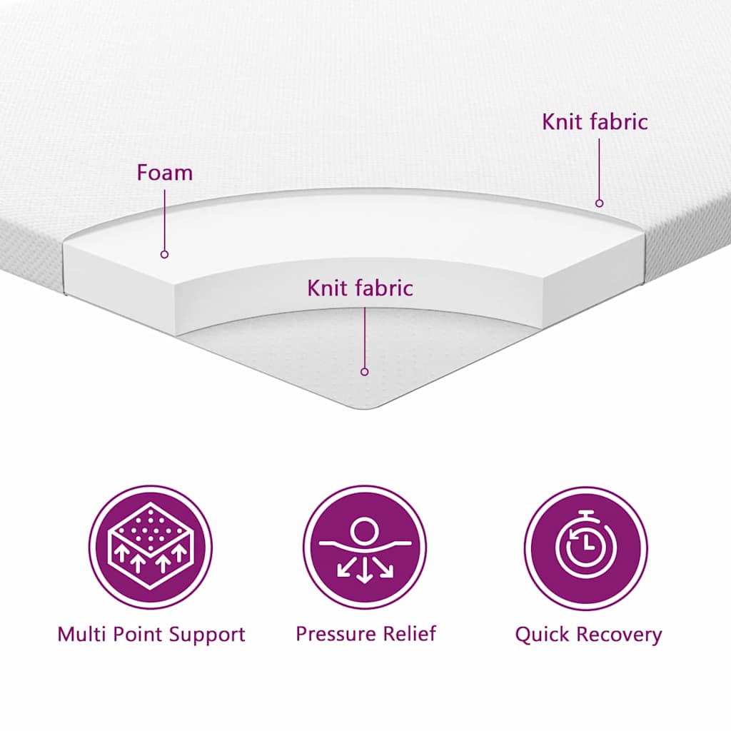 Boxspringbett mit Matratze Schwarz 140 x 200 cm Stoff