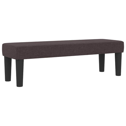 vidaXL Boxspringbett mit Matratze Dunkelbraun 180 x 200 cm Stoff