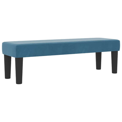 vidaXL Boxspringbett mit Matratze Dunkelblau 160 x 200 cm Samt