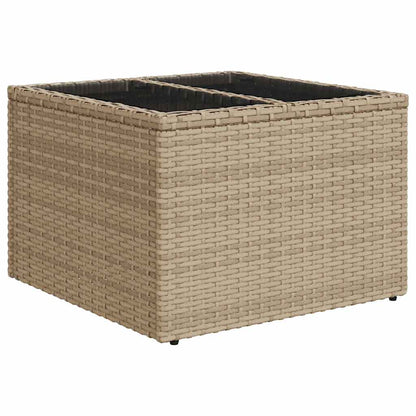 vidaXL Gartensofa-set 11 pcs Beige und Hellgrau Poly-Rattan