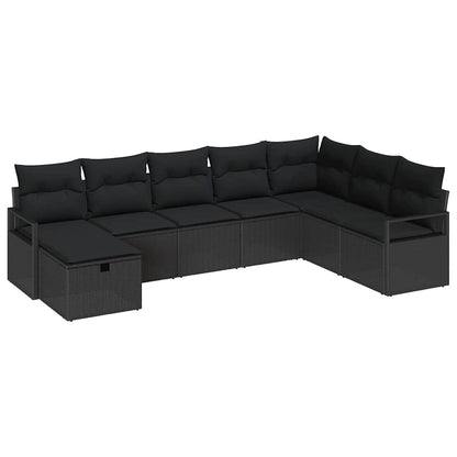 Sofa Set mit Kissen 6 pcs Poly-Rattan