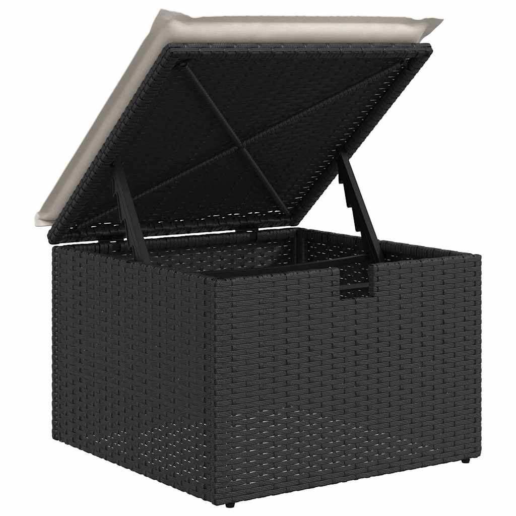 vidaXL Ensemble de canapés avec coussins 7 pcs Résine tressée