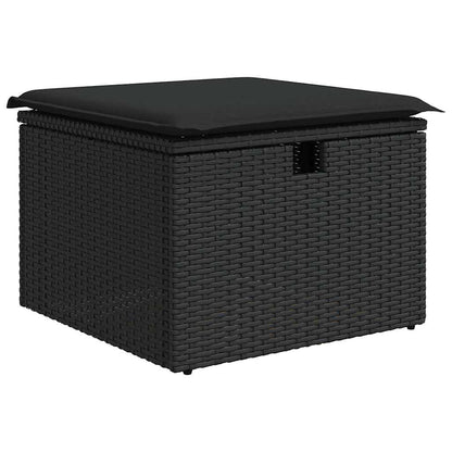vidaXL Salon de jardin avec coussins 7 pcs Résine tressée