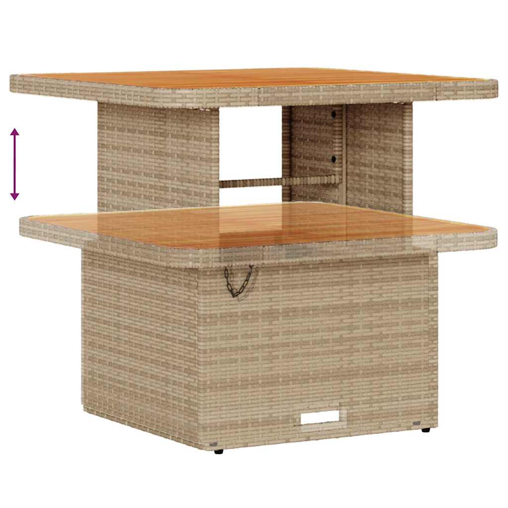 vidaXL Salon de jardin avec coussins 8 pcs Beige et Gris clair Résine tressée