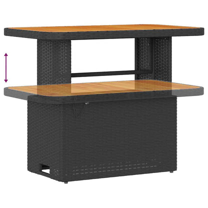 Garten-Sofa-Set mit Kissen mit Kissen 12 pcs Schwarz und Creme