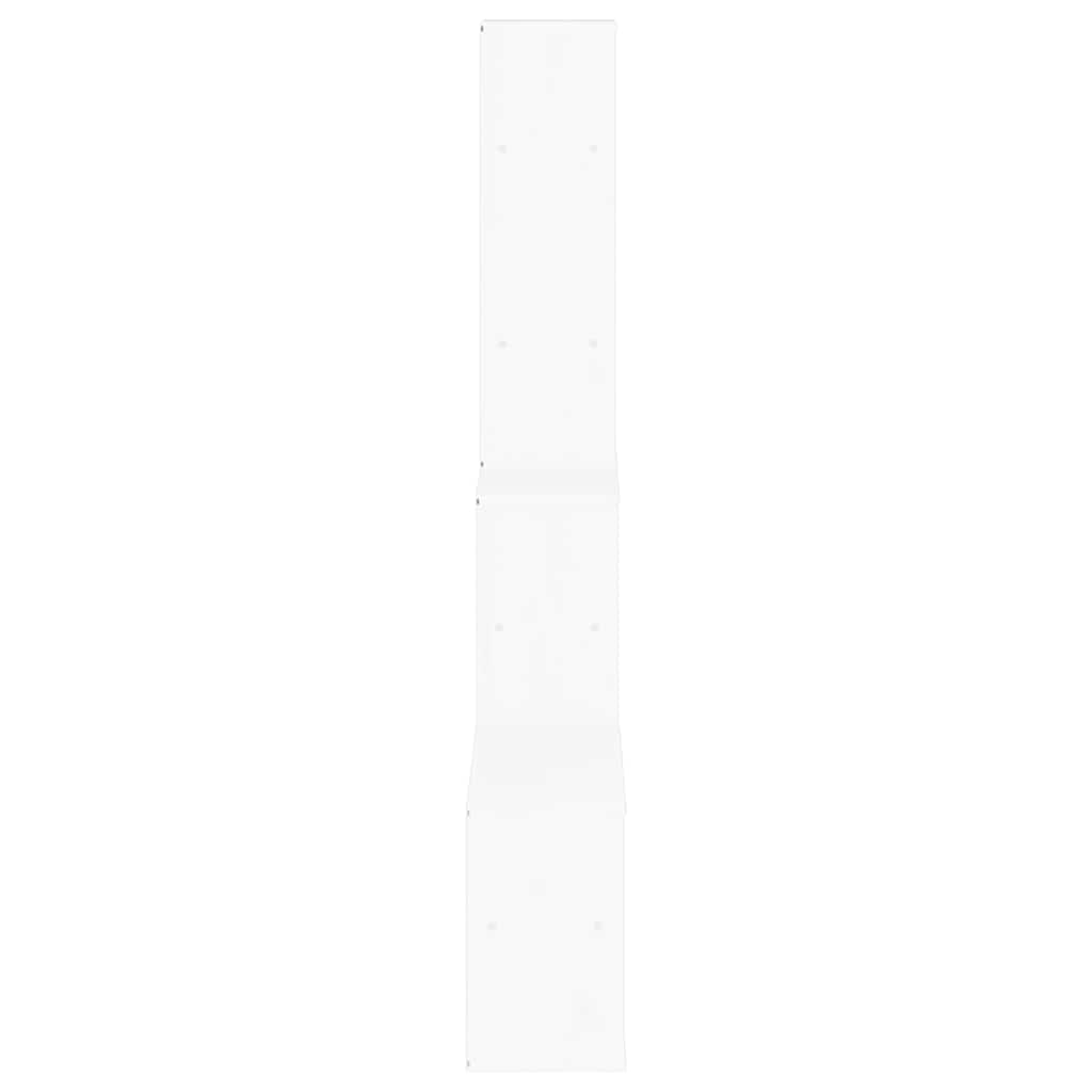 vidaXL Meuble TV 4 pcs avec rangement ODDA Blanc Bois de pin massif
