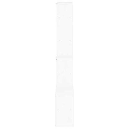 vidaXL Meuble TV 4 pcs avec rangement ODDA Blanc Bois de pin massif