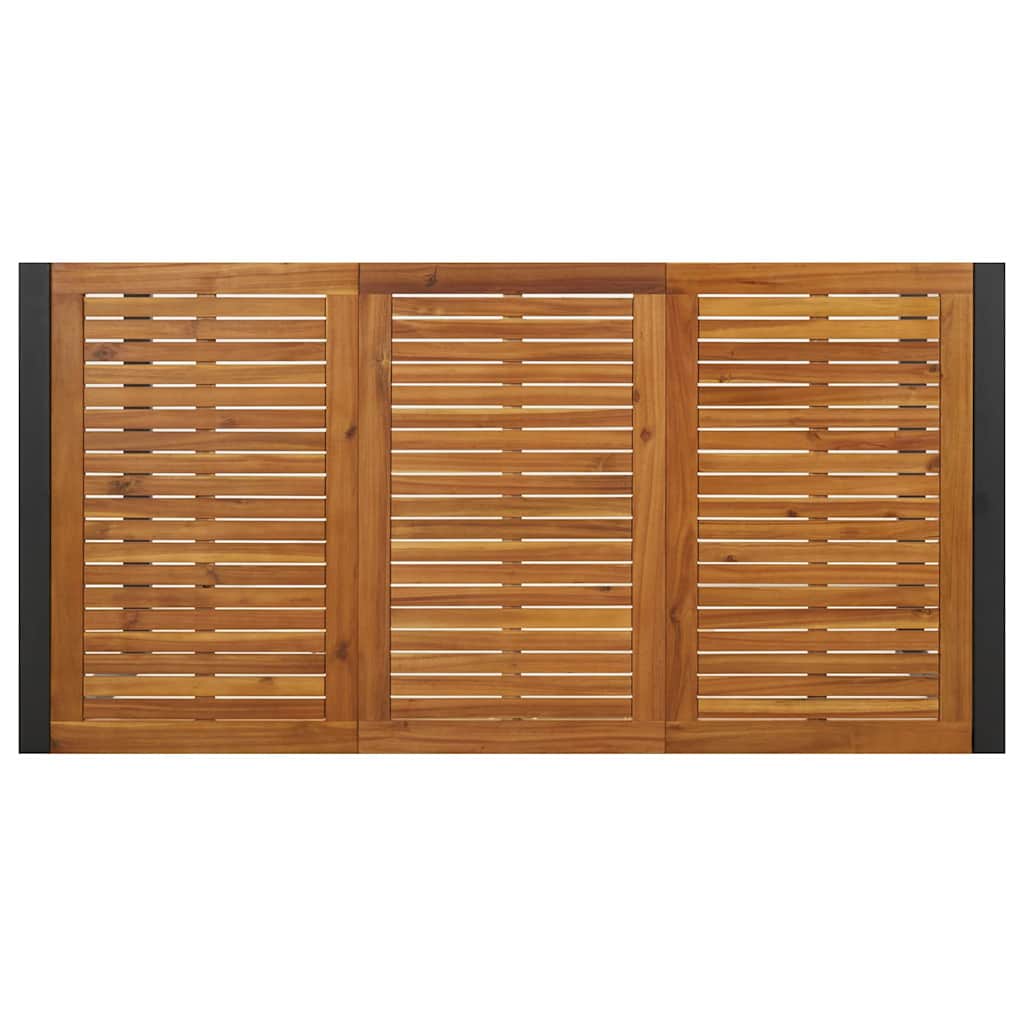 Garten Essgruppe 7 pcs Beige und Braun Poly-Rattan