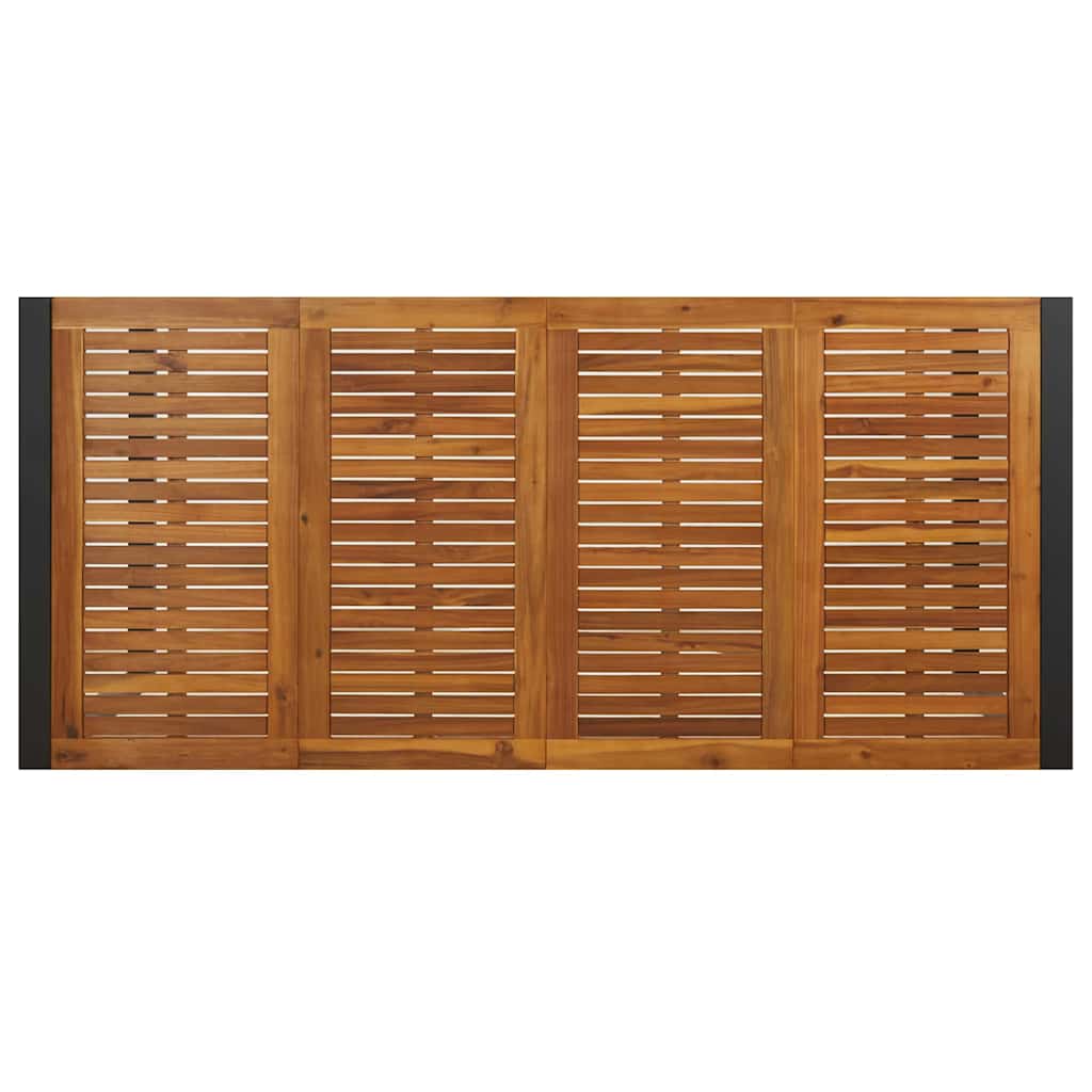 vidaXL Garten Essgruppe 7 pcs Beige und Braun Poly-Rattan