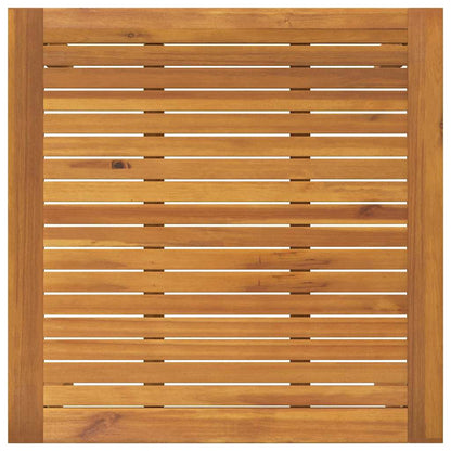 Garten Essgruppe 3 pcs Schwarz Massivholz Akazie