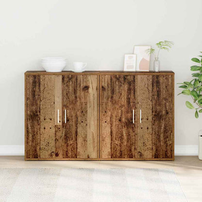 Sideboard 2 pcs Altholz 60 x 31 x 70 cm Holzwerkstoff