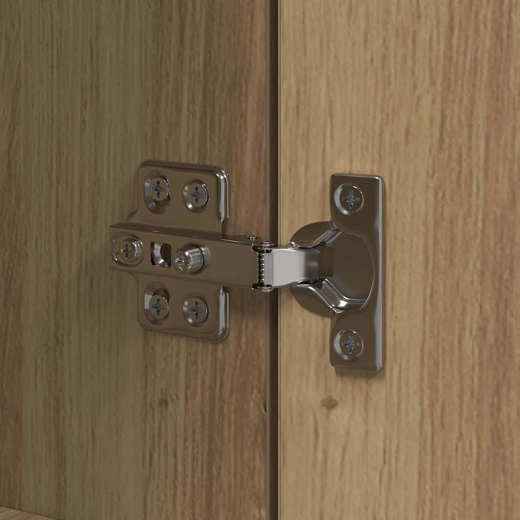 vidaXL Küchenbuffet mit Regal 2 pcs Artisan-Eiche 60 x 50 x 180 cm