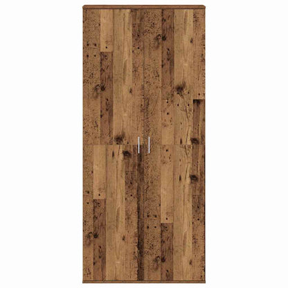 vidaXL Highboard Altholz 80 x 35 x 180 cm Holzwerkstoff