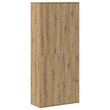 vidaXL Highboard Eiche handwerklich 80 x 35 x 180 cm Holzwerkstoff
