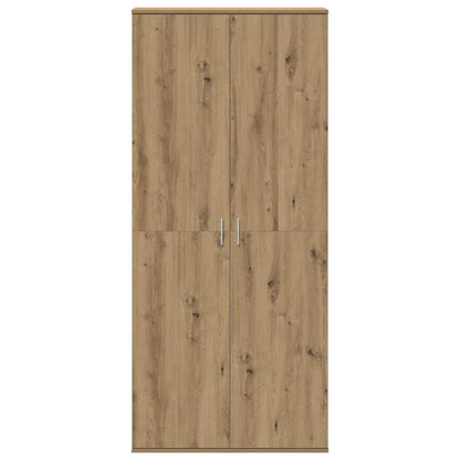 vidaXL Highboard Eiche handwerklich 80 x 35 x 180 cm Holzwerkstoff