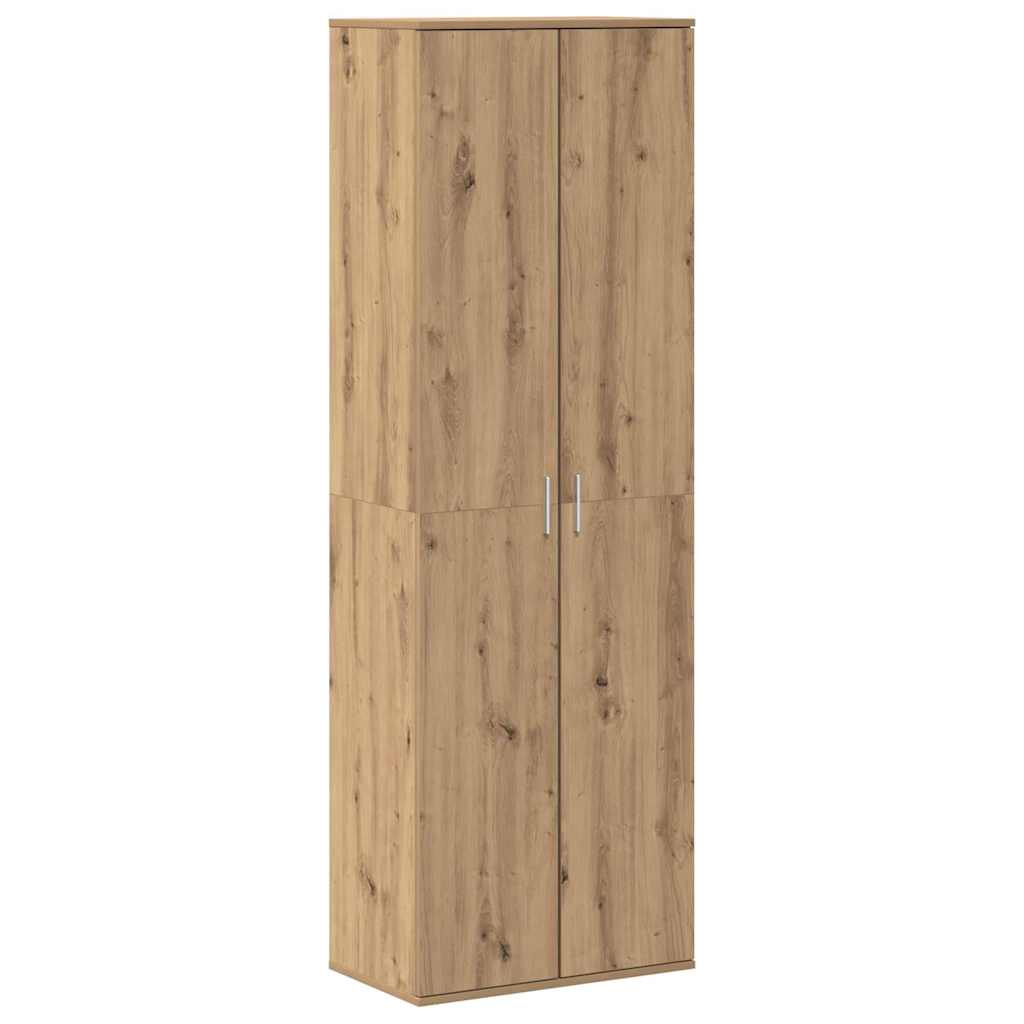 Highboard Eiche handwerklich 60 x 35 x 180 cm Holzwerkstoff