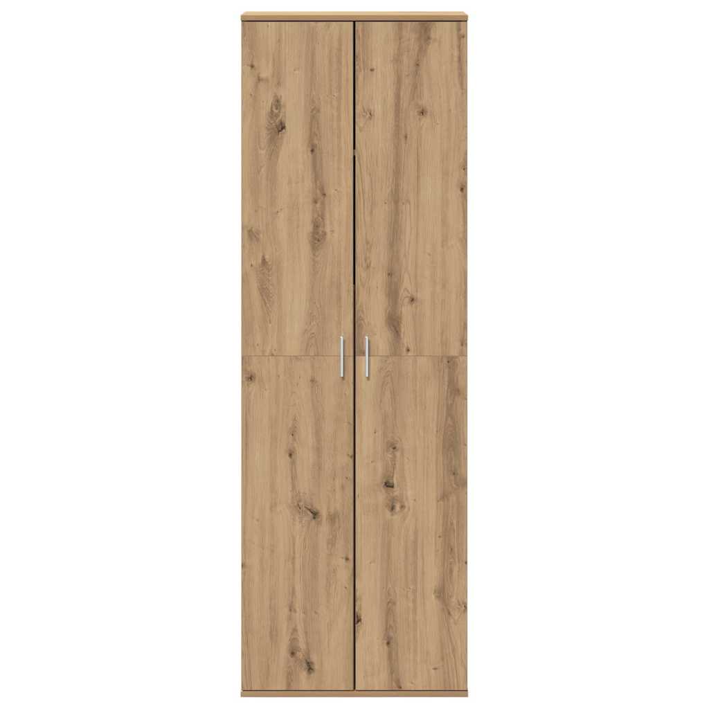 Highboard Eiche handwerklich 60 x 35 x 180 cm Holzwerkstoff