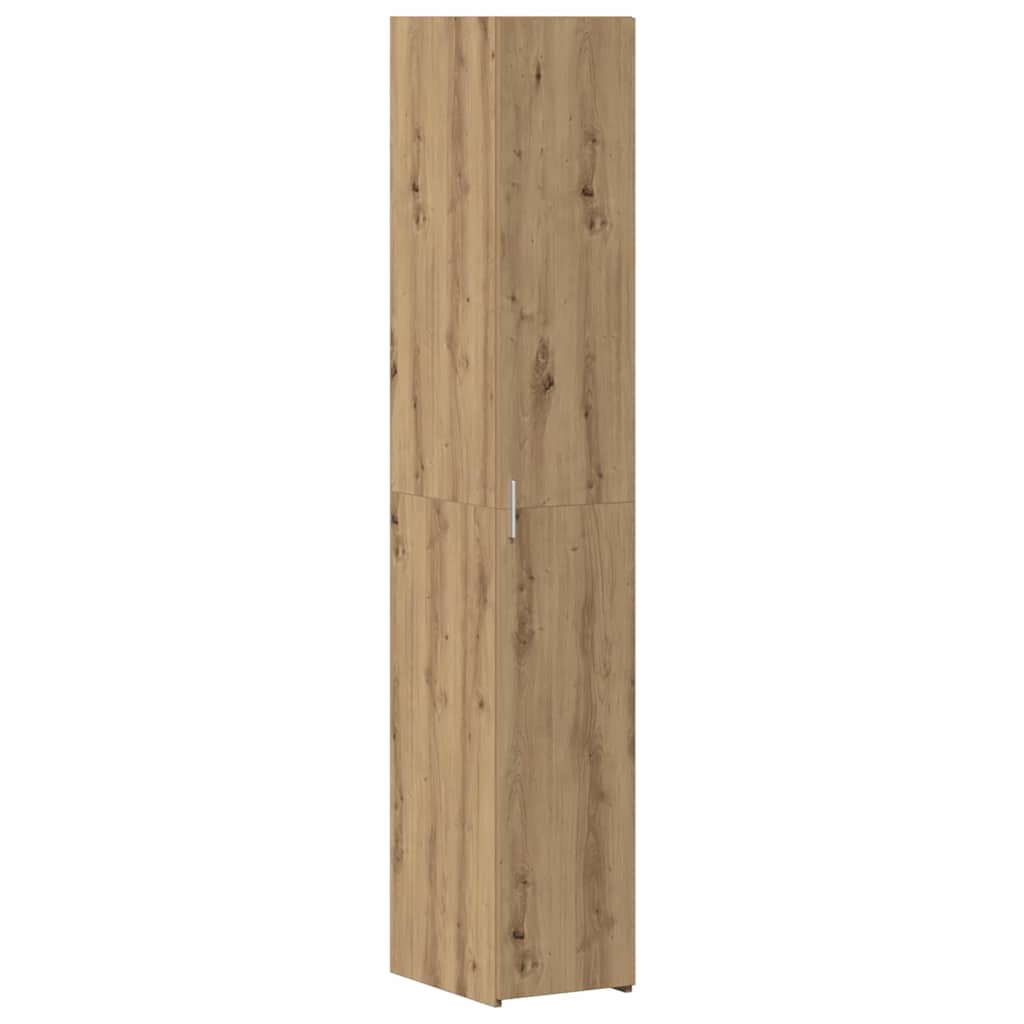 vidaXL Buffet haut 2 pcs chêne Artisan 30 x 42,5 x 185 cm