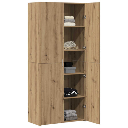 vidaXL Highboard 2 pcs Artisan-Eiche 80 x 42 x 185 cm