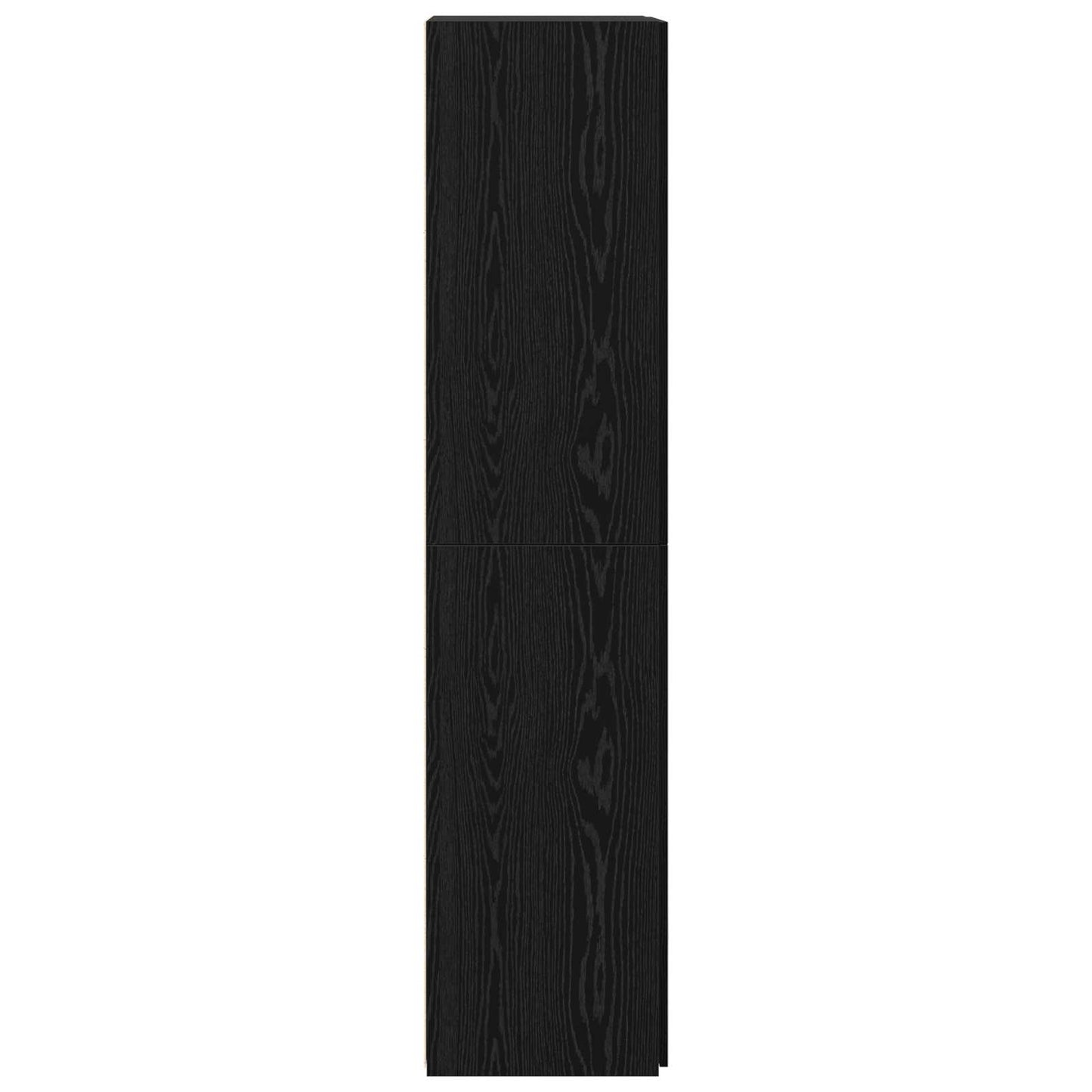 vidaXL Highboard 2 pcs Schwarz Eichen-Optik 80 x 42 x 185 cm