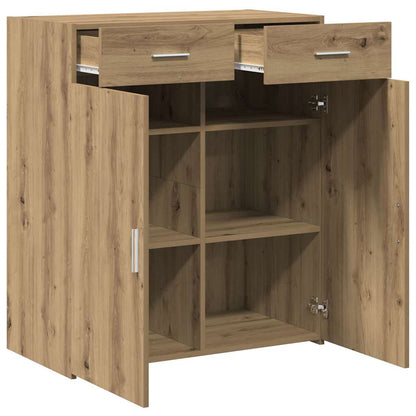 vidaXL Meuble de salle de bain chêne artisan 80 x 42,5 x 93,5 cm aggloméré