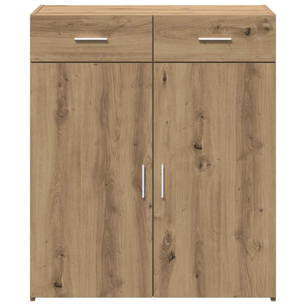 vidaXL Meuble de salle de bain chêne artisan 80 x 42,5 x 93,5 cm aggloméré