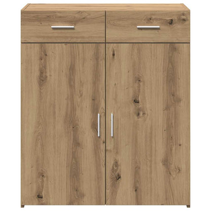 vidaXL Meuble de salle de bain chêne artisan 80 x 42,5 x 93,5 cm aggloméré