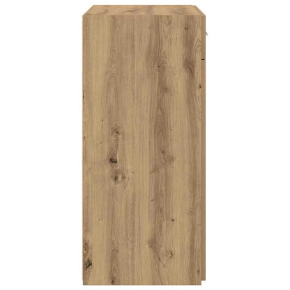 vidaXL Meuble de salle de bain chêne artisan 80 x 42,5 x 93,5 cm aggloméré