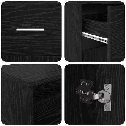 vidaXL Schreibtisch Schwarze Eiche 160 x 55 x 91 cm Holzwerkstoff