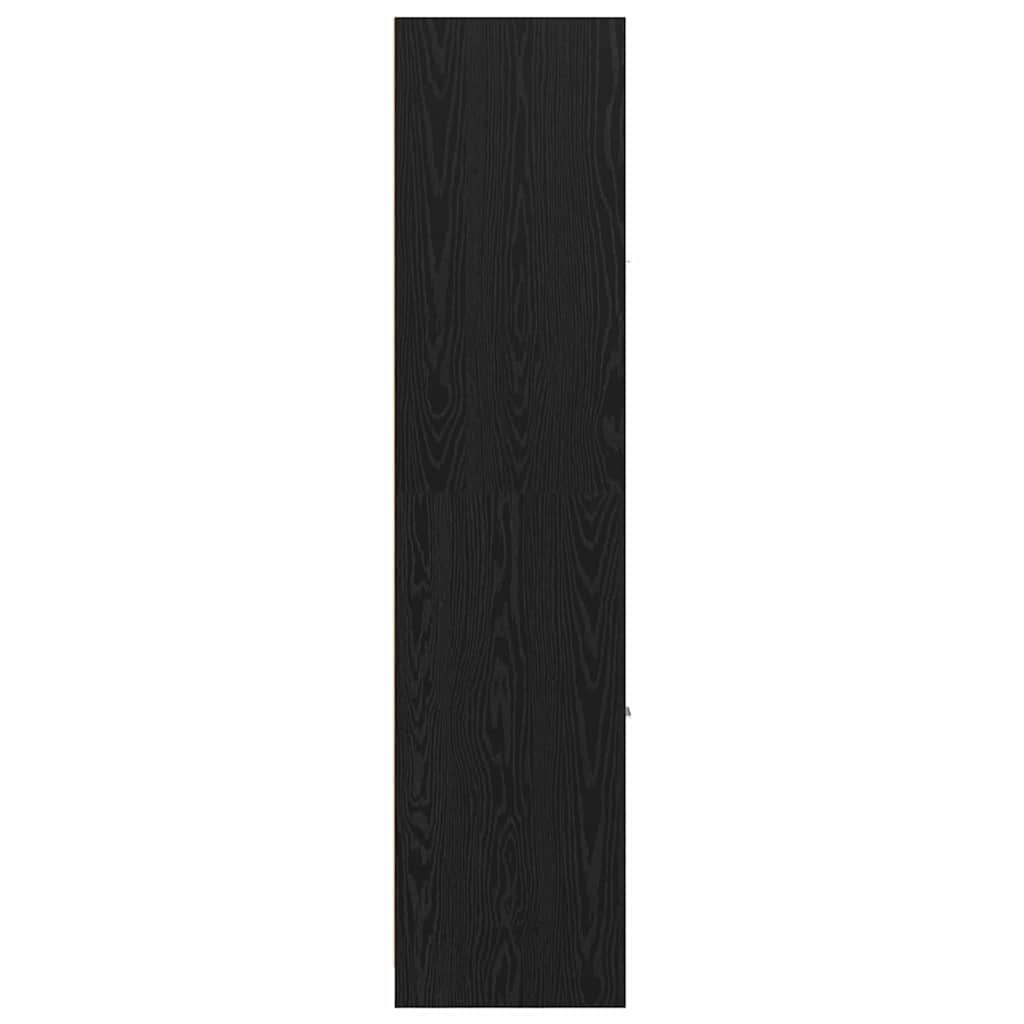 vidaXL Apothekerschrank Schwarz Eichen-Optik 30 x 41 x 174.5 cm
