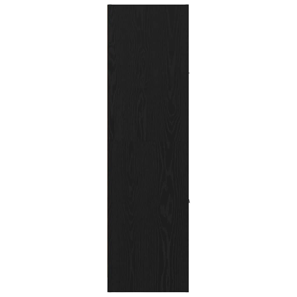 vidaXL Apothekerschrank Schwarz Eichen-Optik 40 x 41 x 144.5 cm