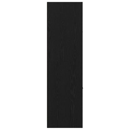 vidaXL Apothekerschrank Schwarz Eichen-Optik 40 x 41 x 144.5 cm
