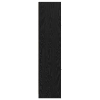 vidaXL Apothekerschrank Schwarz Eichen-Optik 40 x 41 x 174.5 cm