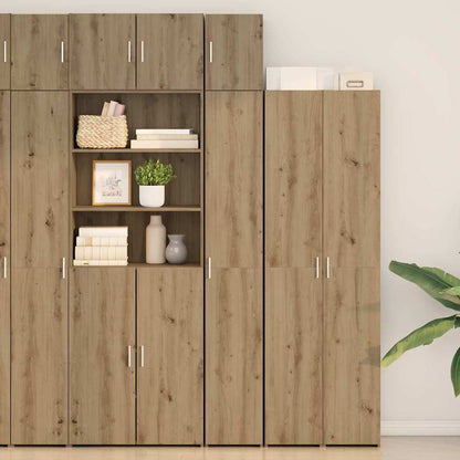 vidaXL Aufbewahrungsschrank 3 pcs Artisan-Eiche 30 x 42,5 x 225 cm