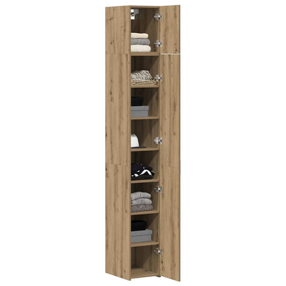vidaXL Aufbewahrungsschrank 3 pcs Artisan-Eiche 30 x 42,5 x 225 cm