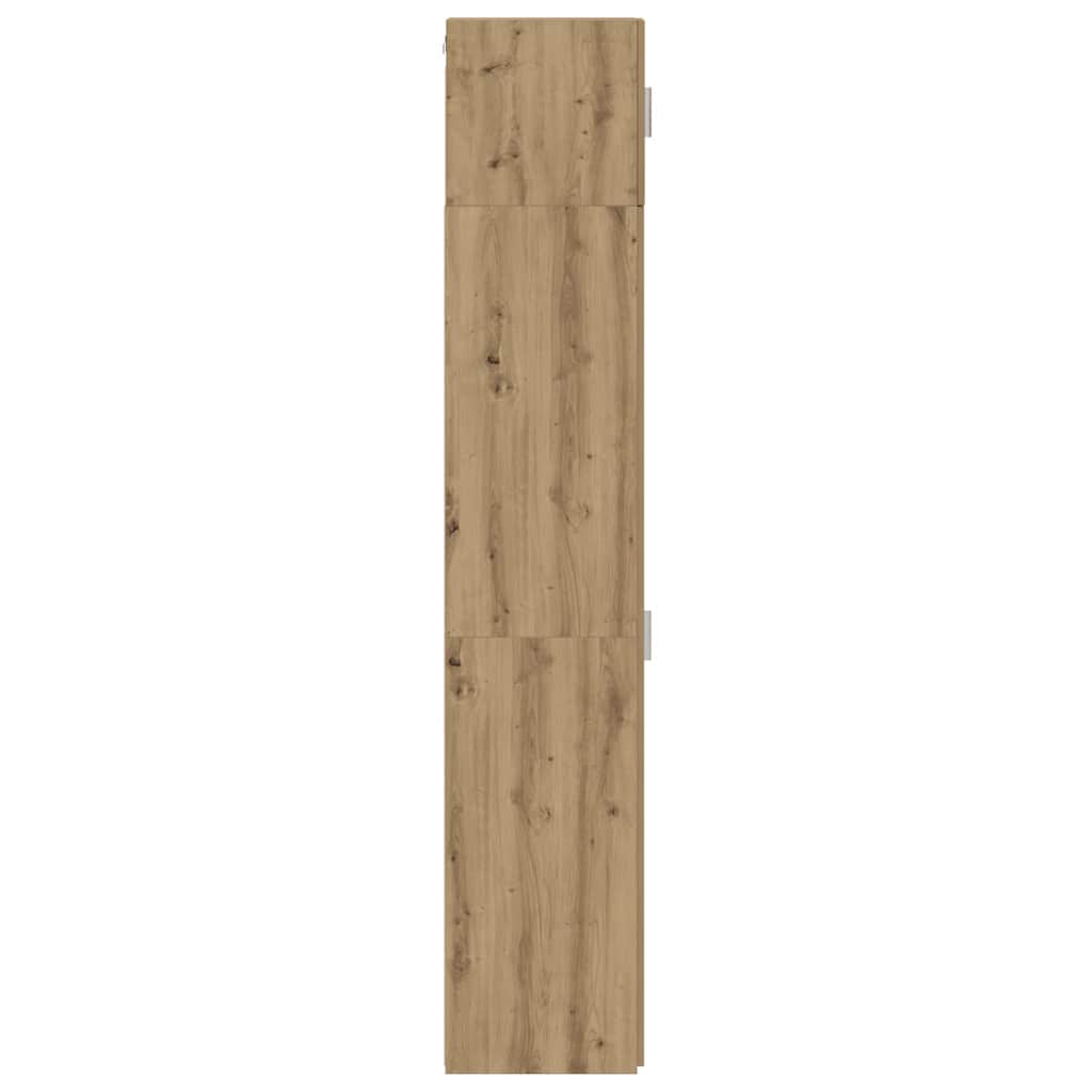 vidaXL Aufbewahrungsschrank 3 pcs Artisan-Eiche 30 x 42,5 x 225 cm