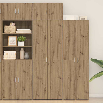 vidaXL Meuble de rangement 3 pcs chêne artisan