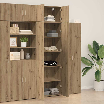 vidaXL Meuble de rangement 3 pcs chêne artisan