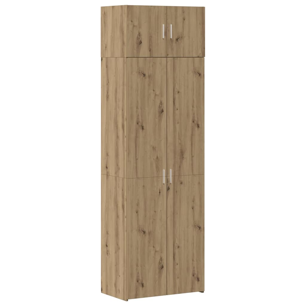 vidaXL Meuble de rangement 3 pcs chêne artisan