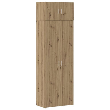 vidaXL Meuble de rangement 3 pcs chêne artisan