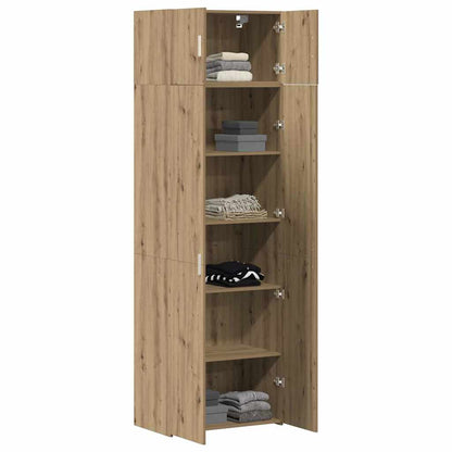 vidaXL Meuble de rangement 3 pcs chêne artisan