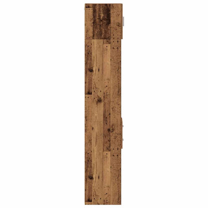 vidaXL Aufbewahrungsschrank 2 pcs Altholz 30 x 42,5 x 225 cm