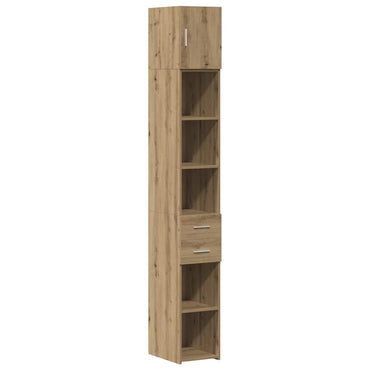 vidaXL Armoire de rangement 2 pcs Chêne artisan 30 x 42,5 x 225 cm