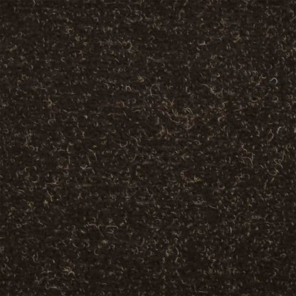 vidaXL Stufenmatten Selbstklebend 20 Stk. 65x21x4 cm Dunkelbraun Halbrund Groß