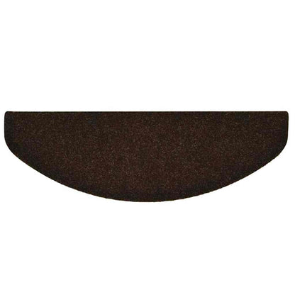 vidaXL Stufenmatten Selbstklebend 20 Stk. 65x21x4 cm Braun Halbrund Groß